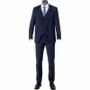 bugatti Anzug 99801/793000+788300+780200/380 Anzug mit Weste, Modern Fit, Merinowolle, Nachtblau -Anzüge & Westen Geschäft 359307 master