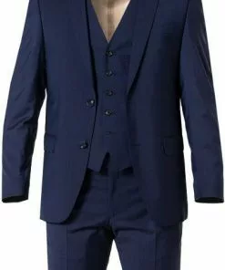bugatti Anzug 99801/793000+788300+780200/380 Anzug mit Weste, Modern Fit, Merinowolle, Nachtblau 14 bugatti Anzug 99801/793000+788300+780200/380 Anzug mit Weste, Modern Fit, Merinowolle, Nachtblau -Anzüge & Westen Geschäft 359307 norm2