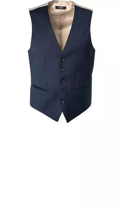 bugatti Anzug 99801/793000+788300+780200/380 Anzug mit Weste, Modern Fit, Merinowolle, Nachtblau 7 bugatti Anzug 99801/793000+788300+780200/380 Anzug mit Weste, Modern Fit, Merinowolle, Nachtblau – Bild 5