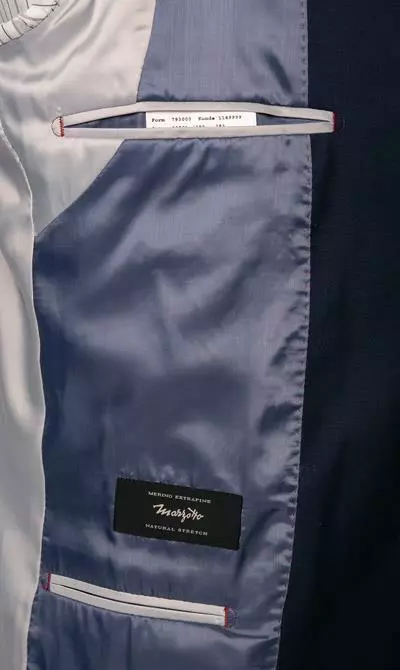 bugatti Anzug 99801/793000+788300+780200/380 Anzug mit Weste, Modern Fit, Merinowolle, Nachtblau 10 bugatti Anzug 99801/793000+788300+780200/380 Anzug mit Weste, Modern Fit, Merinowolle, Nachtblau – Bild 8