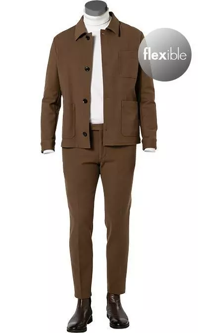 Strellson Anzug Dean-Kynd 30024215+169/214 Baumwoll-Stretch, Khaki 4 Strellson Anzug Dean-Kynd 30024215+169/214 Baumwoll-Stretch, Khaki – Bild 2