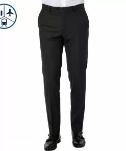 Carl Gross Hose Sven-TRF 00-071S0/147924/83 Modern Fit, Woll-Stretch, Graphit meliert, Graphit