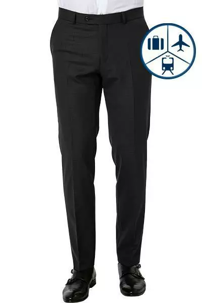 Carl Gross Hose Sven-TRF 00-071S0/147924/83 Modern Fit, Woll-Stretch, Graphit meliert, Graphit 4 Carl Gross Hose Sven-TRF 00-071S0/147924/83 Modern Fit, Woll-Stretch, Graphit meliert, Graphit – Bild 2