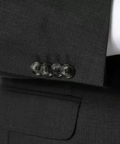 Carl Gross Anzug 00-071S0/147921+24/83 Modern Fit, Woll-Stretch, Graphit meliert, Graphit -Anzüge & Westen Geschäft 359546 norm4