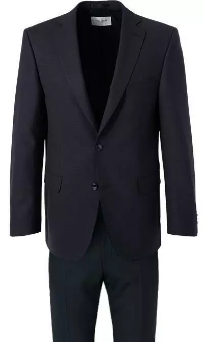 Carl Gross Anzug 00-071S0/147921+24/63 Modern Fit, Woll-Stretch, Dunkelblau meliert, Dunkelblau 5 Carl Gross Anzug 00-071S0/147921+24/63 Modern Fit, Woll-Stretch, Dunkelblau meliert, Dunkelblau – Bild 3