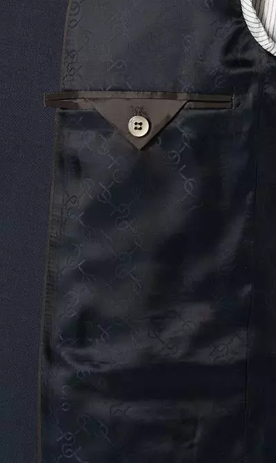 Carl Gross Anzug 00-071S0/147921+24/63 Modern Fit, Woll-Stretch, Dunkelblau meliert, Dunkelblau 8 Carl Gross Anzug 00-071S0/147921+24/63 Modern Fit, Woll-Stretch, Dunkelblau meliert, Dunkelblau – Bild 6