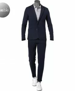 JUVIA Anzug 95015029+93015028/37/880 Baumwolle ungefüttert, Navy