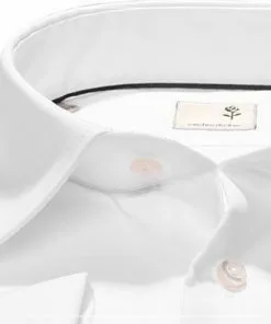 Seidensticker Tailored Kent UMA 021006/01 Hemd, Tailored Fit, Popeline, Weiß, Weiss
