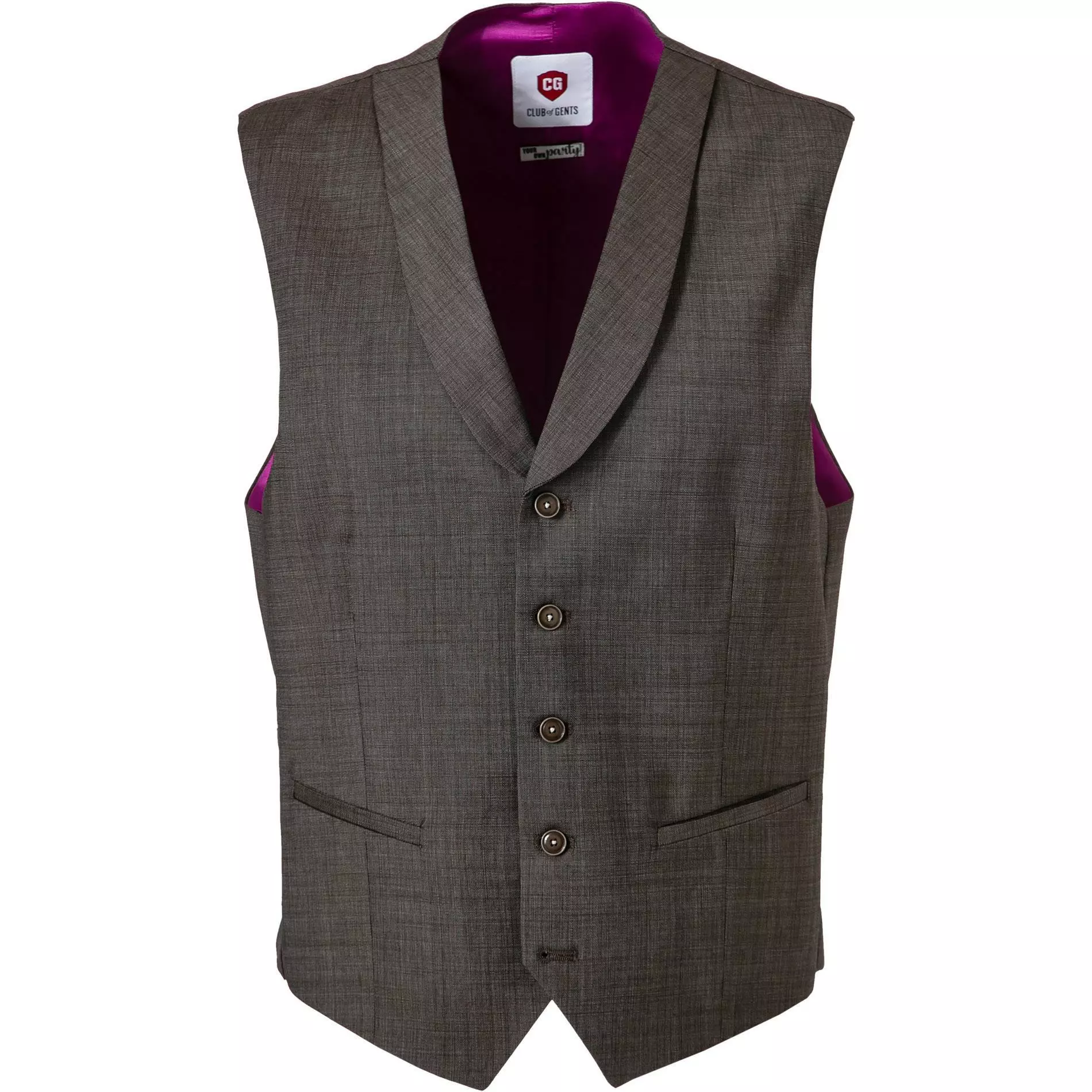 CG Weste Phillipp 90-146N0/441043/72 Schurwolle, Braun 3 CG Weste Phillipp 90-146N0/441043/72 Schurwolle, Braun