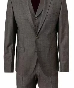 CG Anzug 90-146N0/424002+430013+441043/72 Anzug mit Weste, Schurwolle, Braun -Anzüge & Westen Geschäft 360558 norm2