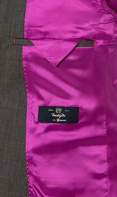 CG Anzug 90-146N0/424002+430013/72 Slim Fit, Schurwolle, Braun meliert , Braun 8 CG Anzug 90-146N0/424002+430013/72 Slim Fit, Schurwolle, Braun meliert , Braun – Bild 6