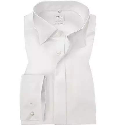 OLYMP Hemd Luxor Comfort Fit 0294/65/00 Baumwolle, Weiß 3 OLYMP Hemd Luxor Comfort Fit 0294/65/00 Baumwolle, Weiß