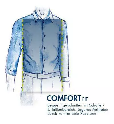 OLYMP Hemd Luxor Comfort Fit 0294/65/00 Baumwolle, Weiß 5 OLYMP Hemd Luxor Comfort Fit 0294/65/00 Baumwolle, Weiß – Bild 3