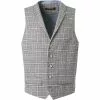 ROY ROBSON Weste 005045021708300/H050 Baumwolle-Leinen, Hellgrau kariert, Hellgrau -Anzüge & Westen Geschäft 362289 master