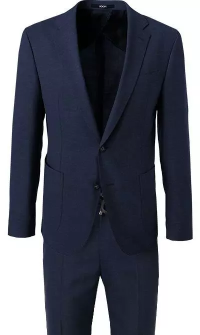 JOOP! Anzug Hustle-Bax 30025700+701/410 Slim Fit, Woll-Stretch, Dunkelblau meliert, Dunkelblau 5 JOOP! Anzug Hustle-Bax 30025700+701/410 Slim Fit, Woll-Stretch, Dunkelblau meliert, Dunkelblau – Bild 3