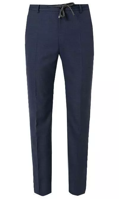 JOOP! Anzug Hustle-Bax 30025700+701/410 Slim Fit, Woll-Stretch, Dunkelblau meliert, Dunkelblau 10 JOOP! Anzug Hustle-Bax 30025700+701/410 Slim Fit, Woll-Stretch, Dunkelblau meliert, Dunkelblau – Bild 8