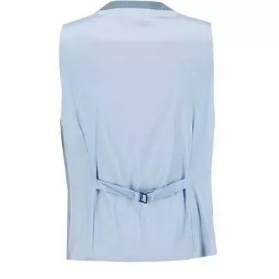 CINQUE Weste Cimonopoli 2639-1543/66 Schurwoll-Stretch, Blau meliert, Blau 5 CINQUE Weste Cimonopoli 2639-1543/66 Schurwoll-Stretch, Blau meliert, Blau – Bild 3