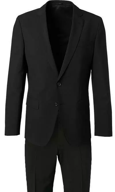 BOSS Anzug Herrel-Grace 50450515/001 Reise-Anzug Herrel-Grace, Slim Fit, Schurwolle, Schwarz 5 BOSS Anzug Herrel-Grace 50450515/001 Reise-Anzug Herrel-Grace, Slim Fit, Schurwolle, Schwarz – Bild 3