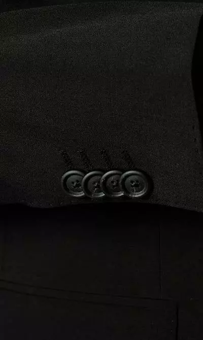 BOSS Anzug Herrel-Grace 50450515/001 Reise-Anzug Herrel-Grace, Slim Fit, Schurwolle, Schwarz 7 BOSS Anzug Herrel-Grace 50450515/001 Reise-Anzug Herrel-Grace, Slim Fit, Schurwolle, Schwarz – Bild 5