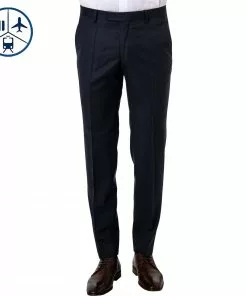 BALDESSARINI Hose B0 17050.8824/6300 Reise-Hose, Schurwolle Super120 GUABELLO, Dunkelblau