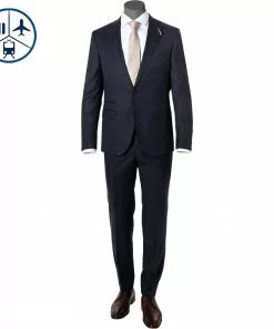 BALDESSARINI Anzug B0 14061+17050.8824/6300 Reise-Anzug, Modern Fit, Schurwolle Super120 GUABELLO, Dunkelblau , Dunkelblau