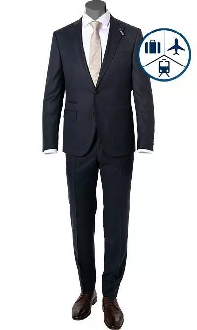 BALDESSARINI Anzug B0 14061+17050.8824/6300 Reise-Anzug, Modern Fit, Schurwolle Super120 GUABELLO, Dunkelblau , Dunkelblau 4 BALDESSARINI Anzug B0 14061+17050.8824/6300 Reise-Anzug, Modern Fit, Schurwolle Super120 GUABELLO, Dunkelblau , Dunkelblau – Bild 2