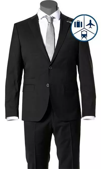 BALDESSARINI Sakko B0 14061.8828/9000 Reise-Sakko, Modern Fit, Schurwolle, Schwarz 4 BALDESSARINI Sakko B0 14061.8828/9000 Reise-Sakko, Modern Fit, Schurwolle, Schwarz – Bild 2