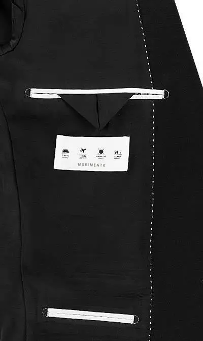 BALDESSARINI Sakko B0 14061.8828/9000 Reise-Sakko, Modern Fit, Schurwolle, Schwarz 9 BALDESSARINI Sakko B0 14061.8828/9000 Reise-Sakko, Modern Fit, Schurwolle, Schwarz – Bild 7