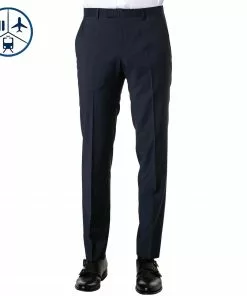 BALDESSARINI Hose B0 17050.8828/6000 Reise-Hose, Schurwolle, Marine