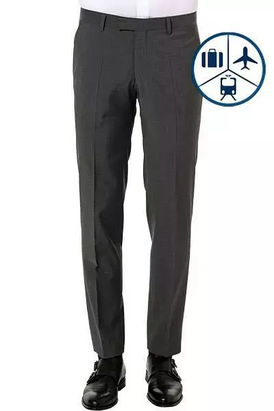 BALDESSARINI Hose B0 17050.8828/9209 Reise-Hose, Schurwolle, Grau meliert, Grau 4 BALDESSARINI Hose B0 17050.8828/9209 Reise-Hose, Schurwolle, Grau meliert, Grau – Bild 2