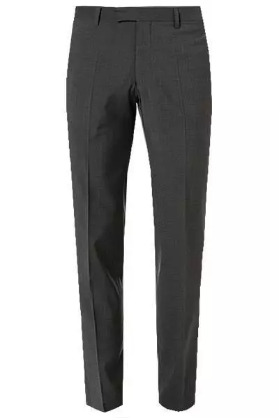 BALDESSARINI Hose B0 17050.8828/9209 Reise-Hose, Schurwolle, Grau meliert, Grau 5 BALDESSARINI Hose B0 17050.8828/9209 Reise-Hose, Schurwolle, Grau meliert, Grau – Bild 3