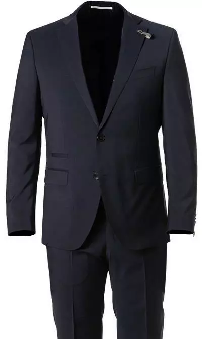 BALDESSARINI Anzug B0 14061+17050.8828/6300 Reise-Anzug, Modern Fit, Schurwolle, Dunkelblau 5 BALDESSARINI Anzug B0 14061+17050.8828/6300 Reise-Anzug, Modern Fit, Schurwolle, Dunkelblau – Bild 3