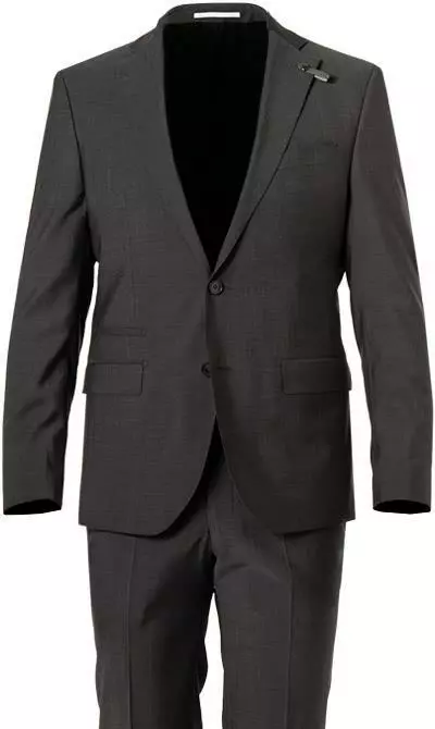 BALDESSARINI Anzug B0 14061+17050.8828/9209 Reise-Anzug, Modern Fit, Schurwolle, Grau meliert, Grau 5 BALDESSARINI Anzug B0 14061+17050.8828/9209 Reise-Anzug, Modern Fit, Schurwolle, Grau meliert, Grau – Bild 3