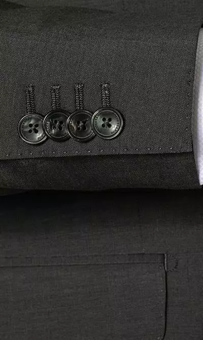 BALDESSARINI Anzug B0 14061+17050.8828/9209 Reise-Anzug, Modern Fit, Schurwolle, Grau meliert, Grau 7 BALDESSARINI Anzug B0 14061+17050.8828/9209 Reise-Anzug, Modern Fit, Schurwolle, Grau meliert, Grau – Bild 5