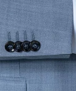 CINQUE Anzug Cimonopoli 2239+2139-1543/66 Super Slim, Schurwoll-Stretch, Blau meliert, Blau -Anzüge & Westen Geschäft 364342 norm4