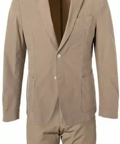 BOSS Anzug Hanry-Stanino 50450313/268 Slim Fit, Baumwolle, Beige -Anzüge & Westen Geschäft 364624 norm2