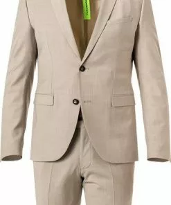 CINQUE Anzug Cimonopoli 2239+2139-1543/25 Super Slim, Schurwoll-Stretch, Beige meliert, Beige -Anzüge & Westen Geschäft 364744 norm2