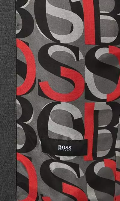 BOSS Anzug Nolwin-Peyson 50450615+631/030 Slim Fit, Schurwolle, Grau meliert, Grau 7 BOSS Anzug Nolwin-Peyson 50450615+631/030 Slim Fit, Schurwolle, Grau meliert, Grau – Bild 5