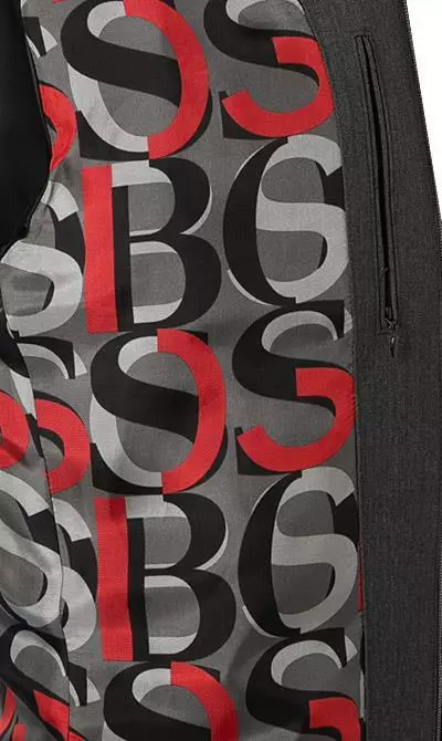 BOSS Anzug Nolwin-Peyson 50450615+631/030 Slim Fit, Schurwolle, Grau meliert, Grau 8 BOSS Anzug Nolwin-Peyson 50450615+631/030 Slim Fit, Schurwolle, Grau meliert, Grau – Bild 6