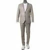 CG Anzug Paul SV/Paco 11-071N0/225222+230053/21 Slim Fit, Leinen-Lyocell, Sand meliert, Sand -Anzüge & Westen Geschäft 364905 master