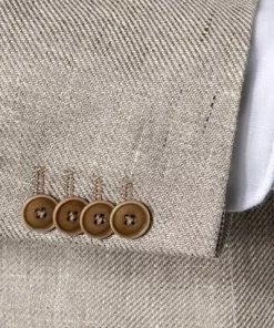 CG Anzug Paul SV/Paco 11-071N0/225222+230053/21 Slim Fit, Leinen-Lyocell, Sand meliert, Sand -Anzüge & Westen Geschäft 364905 norm4