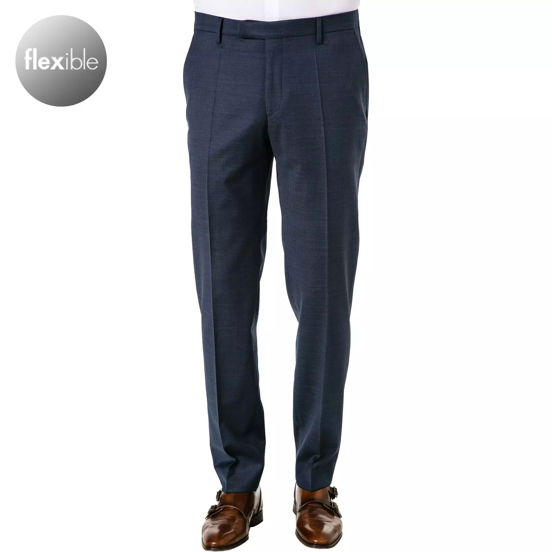 Pierre Cardin Hose Dupont 72240/810/88301/3250 Schurwoll-Stretch, Dunkelblau 3 Pierre Cardin Hose Dupont 72240/810/88301/3250 Schurwoll-Stretch, Dunkelblau