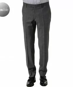 Pierre Cardin Hose Dupont 72240/810/88391/2400 Schurwoll-Stretch, Dunkelgrau