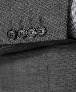 Pierre Cardin Anzug 52261+72240/810/88391/2400 Regular Fit, Schurwoll-Stretch, Dunkelgrau -Anzüge & Westen Geschäft 365334 norm4