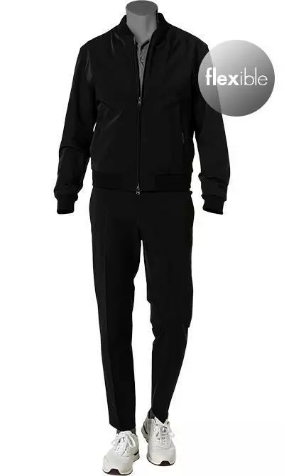 BOSS Anzug Nolwin/Brider 50450207+224/001 Anzug Nolwin-Brider, Slim Fit, Baumwoll-Stretch, Schwarz 4 BOSS Anzug Nolwin/Brider 50450207+224/001 Anzug Nolwin-Brider, Slim Fit, Baumwoll-Stretch, Schwarz – Bild 2