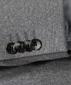 BOSS Anzug Norwin-Banks 50450433+442/041 Slim Fit, Jersey halbgefüttert, Silber meliert, Silber -Anzüge & Westen Geschäft 366159 norm4