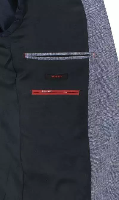 CG Anzug 11-234J3/225352+239333+242890/62 Anzug mit Weste, Slim Fit, Stretch-Mikrofaser, Blau kariert, Blau 10 CG Anzug 11-234J3/225352+239333+242890/62 Anzug mit Weste, Slim Fit, Stretch-Mikrofaser, Blau kariert, Blau – Bild 8