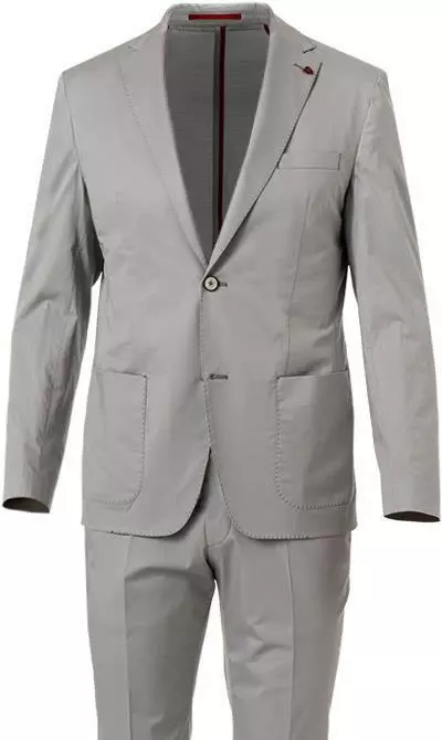 ROY ROBSON 000041391057300+001041391232500/A050 Anzug, Slim Fit, Baumwoll-Stretch, Hellgrau 5 ROY ROBSON 000041391057300+001041391232500/A050 Anzug, Slim Fit, Baumwoll-Stretch, Hellgrau – Bild 3