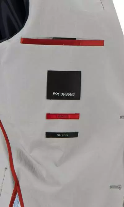 ROY ROBSON 000041391057300+001041391232500/A050 Anzug, Slim Fit, Baumwoll-Stretch, Hellgrau 9 ROY ROBSON 000041391057300+001041391232500/A050 Anzug, Slim Fit, Baumwoll-Stretch, Hellgrau – Bild 7