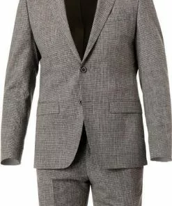 ROY ROBSON 000041471021700+001041471232500/A250 Anzug, Slim Fit, Schurwolle-Leinen, Braun kariert, Beige-khaki -Anzüge & Westen Geschäft 367342 norm2